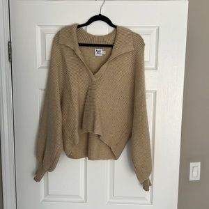 Princess Polly cropped knit sweater